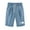Light Blue, variant on Ruimatai Women Basic Summer Shorts Short PantsWomen's Summer Print Five Points Large Size Cotton Linen Pants Casual Pants Shorts