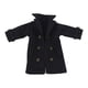 thumbnail image 5 of Figura de acción de hombre a escala 1:12, ropa en miniatura, chaqueta larga de moda, gabardina Negro, 5 of 9