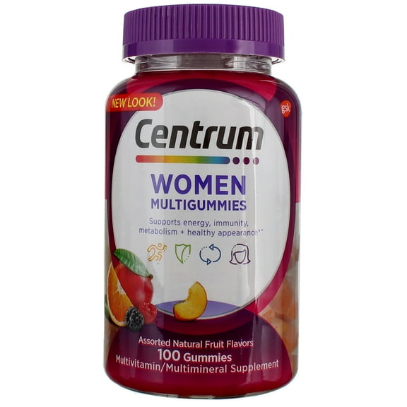 Centrum MultiGummies Gummy Multivitamin for Women (Pack of 6)