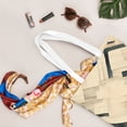 thumbnail image 5 of Canvas Bag Tote Bag Shopping Bag 16×15in Can Be Carried By Hand And Can Be Used For Daily Travel Such As Shopping And Going To Work Darkorchid Geometric Lines Hand-Drawn Sketch_4, 5 of 8