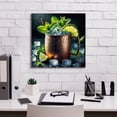 thumbnail image 5 of Epic Graffiti 'Moscow Mule' by Rey Klimt Canvas Wall Art, 18" x 18", 5 of 8