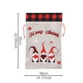 thumbnail image 3 of Wzzjkit Christmas Imitation Linen Gift Storage Bag with Exquisite Craftsmanship and Printed Forest Elderly Gift Bag, 3 of 6
