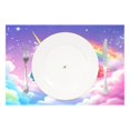 thumbnail image 2 of Ryvnso Placemats Set of 4 Unicorn in Rainbow Sky Dining Mats Heat-Resistant Non-Slip Washable Table Mat, 2 of 8