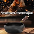 thumbnail image 5 of Usceshonn Iron Pot, Uncoated Thick Iron Pot, Hand-Forged Non-Stick Pan, With Lid And Spatula, Easy To Clean for Baking, Cooking, Stewing, 5 of 7