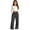 Dark Gray, variant on KAUOD Girls Wide Leg Sweatpants Cargo Pockets Baggy Straight Sweat Pants Kids Elastic Waist School Aesthetic Joggers Clothes