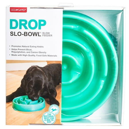 Kyjen Dog Games Slo Bowl Slow Feeder Drop Teal Walmart Com