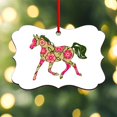 thumbnail image 3 of CafePress - Floral Horse - Scroll Ornament, 3 of 3