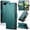 Green, variant on CaseMe Leather For Google Pixel 11 / Pixel 11 Pro Wallet Case with RFID Blocking, For Google Pixel 11 / Pixel 11 Pro Case Wallet for Women Men Card Holder Magnetic Clasp Kickstand Folio Case,Brown