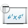 3M™ Porcelain Magnetic Dry-Erase Whiteboard, 72" x 48", Aluminum Frame With Silver Finish