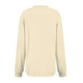 thumbnail image 5 of Sweatshirt for Women Women's Fashion Long Sleeve Shirts Loose Fitted Crewneck Basic Tops Casual Outfits, 5 of 5