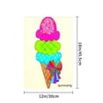 thumbnail image 4 of Amhnf Colorful Ice Cream Cone Garden Flag For Home Outdoor Garden Yard Decor 12x18 inch, 4 of 5