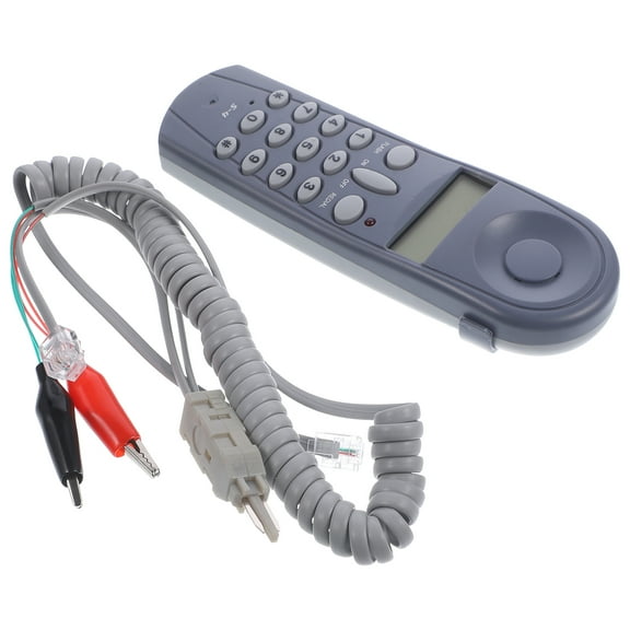 Telephone Line Tester Multimeter with Wire Cable Accessories Cord for Accurate Electrical Testing and Troubleshooting