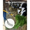 thumbnail image 3 of KFFKFF 5-Tine Garden Fork with Fiberglass Handle, 57-Inch Heavy-Duty Digging Tool, Y-Grip Spading Fork for Composting, Hay, Potato Harvesting, and Soil Aeration, 3 of 9