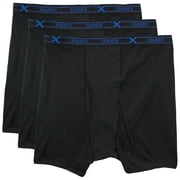 Hanes X-Temp Big Men’s Underwear BOXER BRIEFS 3-Pack Black