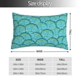thumbnail image 4 of Disketp Pillow Covers Beautiful Seashells Pattern Throw Pillow Case Cushion Covers,Cushion For Bedroom,Couch,Home-20"X30", 4 of 8