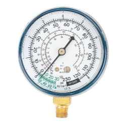 Low Side Gauge - REPLACEMENT GAUGE FOR DUAL MANIFOLD - LOW SIDE
