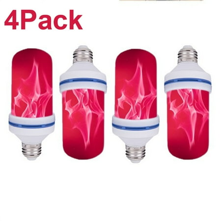 

2 PCS LED Flame Effect Fire Light Bulbs E27 Standard Base Simulation 108pcs 2835 LED Beads Flickering Fire Atmosphere Decorative Lamps