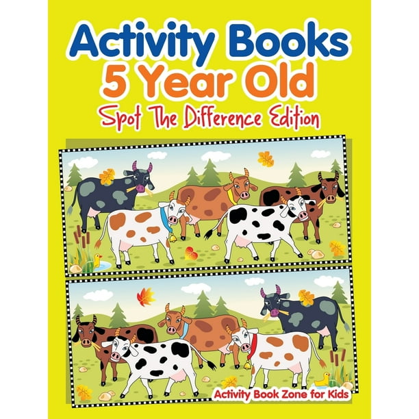 Activity Books 5 Year Old Spot The Difference Edition (Paperback