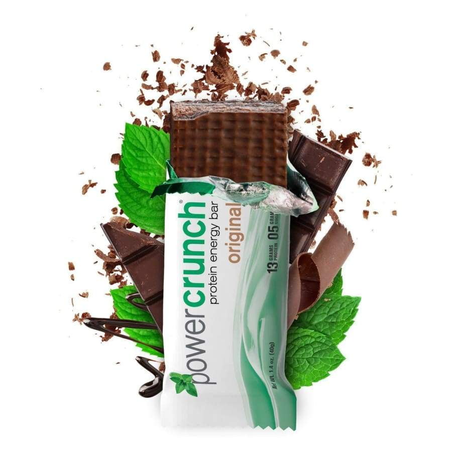 Power Crunch Protein Energy Wafer Bar – Chocolate Mint (12-Pack)