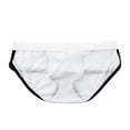 thumbnail image 6 of BKQCNKM Thongs Crotchless Panties underwear Men's Soft Briefs Underpants Shorts Underwear Panties White S, 6 of 8