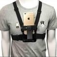 thumbnail image 1 of Cellphone Selfie Chest camera Mount Chest Harness Strap with Cell Phone Clip For Action Camera Pov Gopro Samsung, 1 of 5