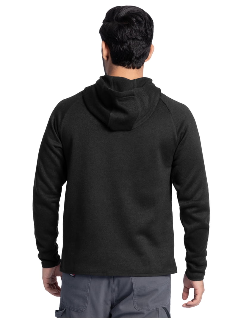 8yards› MEN'S MOCKNECK HOODIE Wrangler Workwear Men's and Big Men's Sweater Fleece Mock Neck