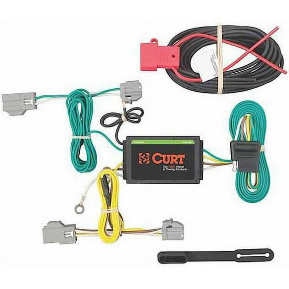 CURT 56242 Vehicle-Side Custom 4-Pin Trailer Wiring Harness, Select Chrysler 200