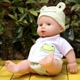 thumbnail image 5 of Toddler Toys Kids Toy Gifts QTOCIO 11.02in Voice Talking Vinyl Simulation Doll Soft Rubber Baby Toys Kindergarten Early Education Dolls Children's Playmate, 5 of 6
