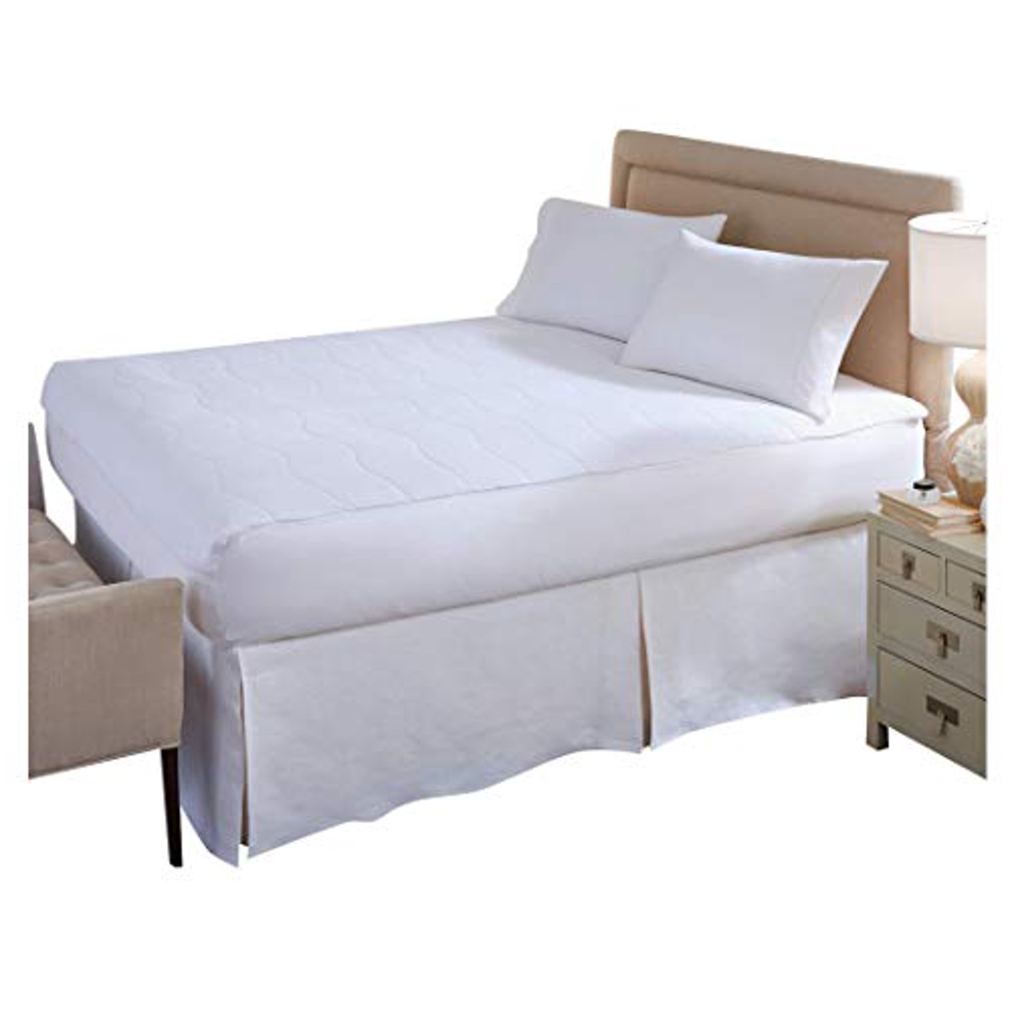 Perfect Fit SoftHeat | Smart Heated Electric Mattress Pad with Safe u0026 Warm  Low Voltage Technology, Micro-Plush Top, Queen, White | Walmart Canada
