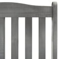 thumbnail image 5 of vidaXL Rocking Chair with Cushions Gray Solid Acacia Wood, 5 of 10