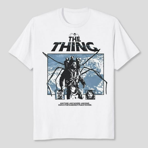 80s Horror Movie, Retro Japanese Film Tee,The Thing Shirt, Sci-Fi Movie Merch, Men's And Women's Graphic Tee 100% Cotton by TBun, Full Sizes S-5XL