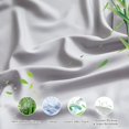 thumbnail image 2 of Simple&Opulence 100% Viscose from Bamboo Sheet Set 4Pcs, Cooling for Hot Sleepers, Soft Breathable Bed Sheets Set, 15" Deep Pockets, Luxury Hotel Silky Bedding Sheets (Light Grey,Queen), 2 of 5