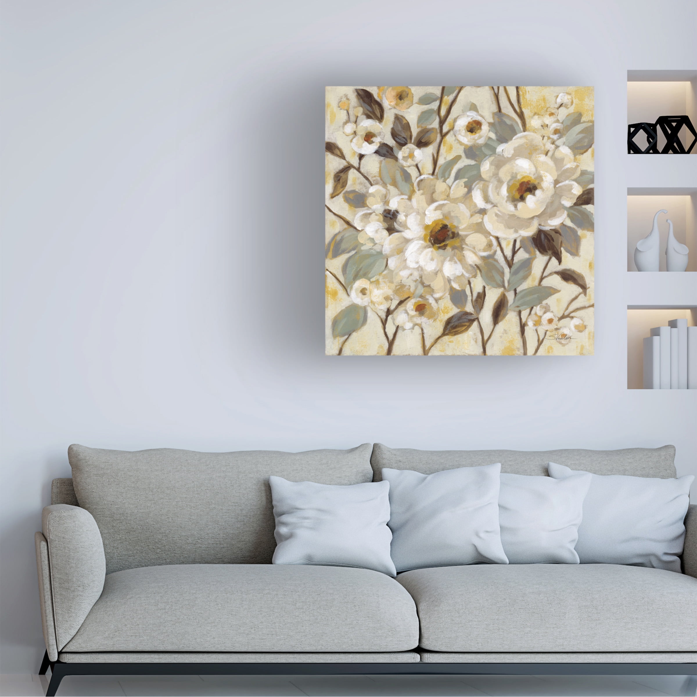 Silvia Vassileva 'Golden Nature' Canvas Art