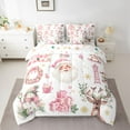 thumbnail image 2 of Homewish Kawaii Santa Claus Snowman 7-Piece Twin Bedding Sets For Children Teens Adults,Happy Christmas Xmas Bedding Comforter Set,Dreamy Princess Breathable Sheet Sets,Super Cozy Room Decor, 2 of 8