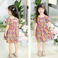 thumbnail image 4 of Taybagh Baby Girl Dresses Round Neck Party Dress with Floral Graphic Printed for Baby Casual Clothes Multicolour 18-24 Months, 4 of 6