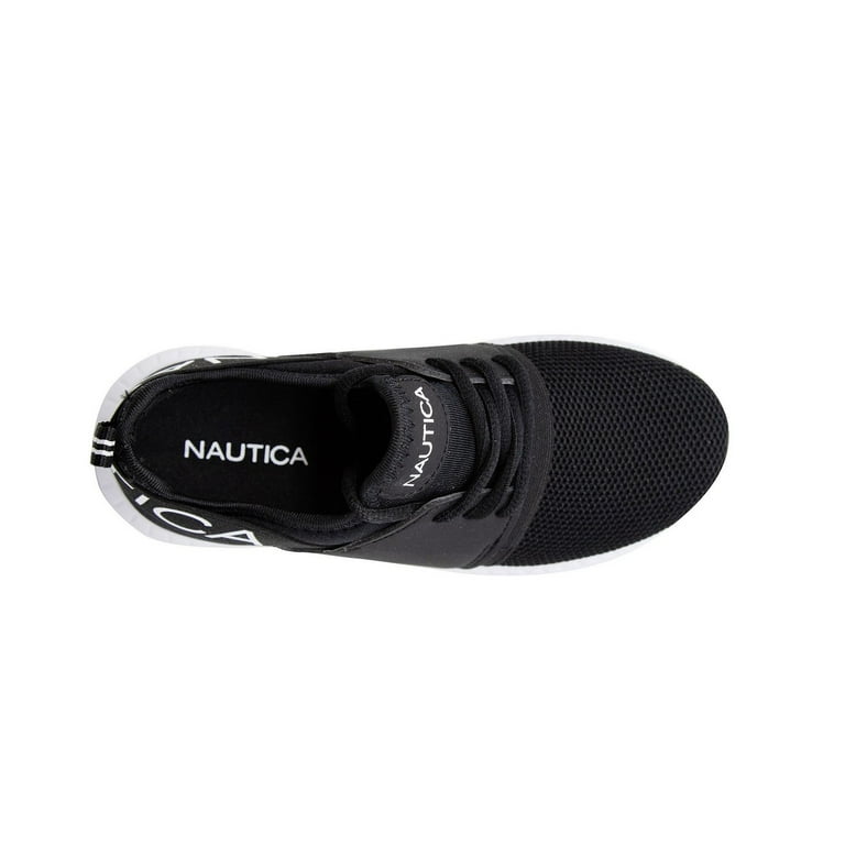Nautica Girl s BLACK Kappil Lightweight Athletic Shoes 4 Big Girl Walmart