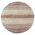 thumbnail image 2 of Home Weavers Gradation Collection 100% Cotton Tufted Round Shape Bathroom Rug, Soft and Absorbent Bath Rugs, Non-Slip Bath Rug, Machine Washable Bath Mats for Bathroom- 30" Round, Beige, 2 of 6