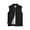 Black-B, variant on Men's Lightweight Casual Vest Outdoor Work Fishing Zipper Travel Vest Gray 4(M)