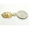 thumbnail image 5 of 14k yellow solid Gold lion Leo head face Pendant charm fine gift jewelry 2.8g, 5 of 12