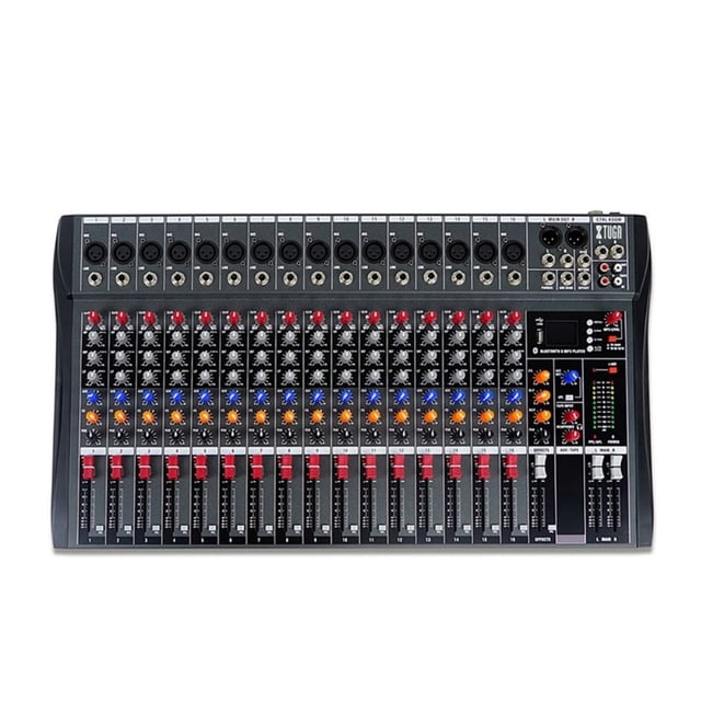 Mezcladora de Audio 16 Canales Pitipa CT160S USB 48V