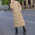 thumbnail image 2 of Vedolay Women's Coat Casual Jacket Coat Top Outwear Formal Long Coat Khaki,2XL, 2 of 5