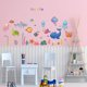 thumbnail image 4 of BRILLAR Calcomanías de pared Ocean Creatures: divertidas y coloridas pegatinas de vida marina para decoración de dormitorio y baño de niños, 4 of 5