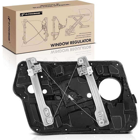 A-Premium Electric Power Window Regulator with Motor Compatible with Hyundai Sonata 2011 2012 2013 2014, Front Right Passenger Side