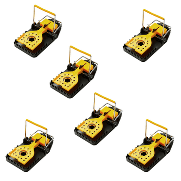 FACEGA 6Pcs Mouse Traps, sensitive rat trap with high-strength ABS plastic,mouse traps indoor for home with easy cleaning and reusable design