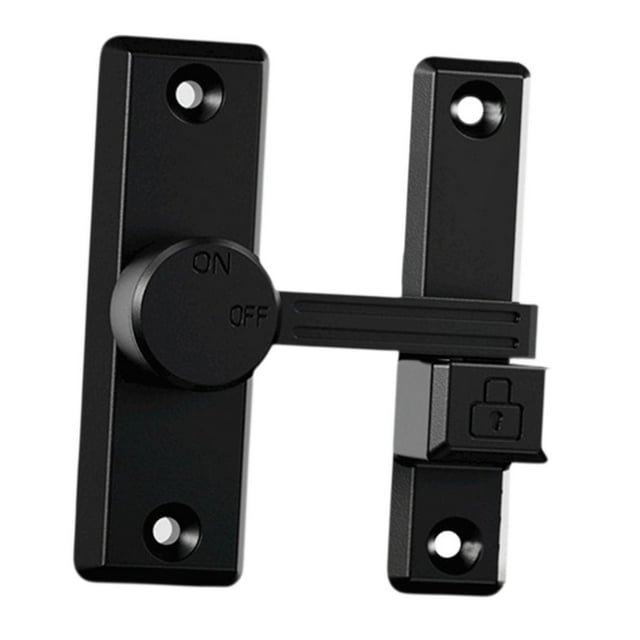 Pestillo de puerta Perfecl negro resistente fácil instalación