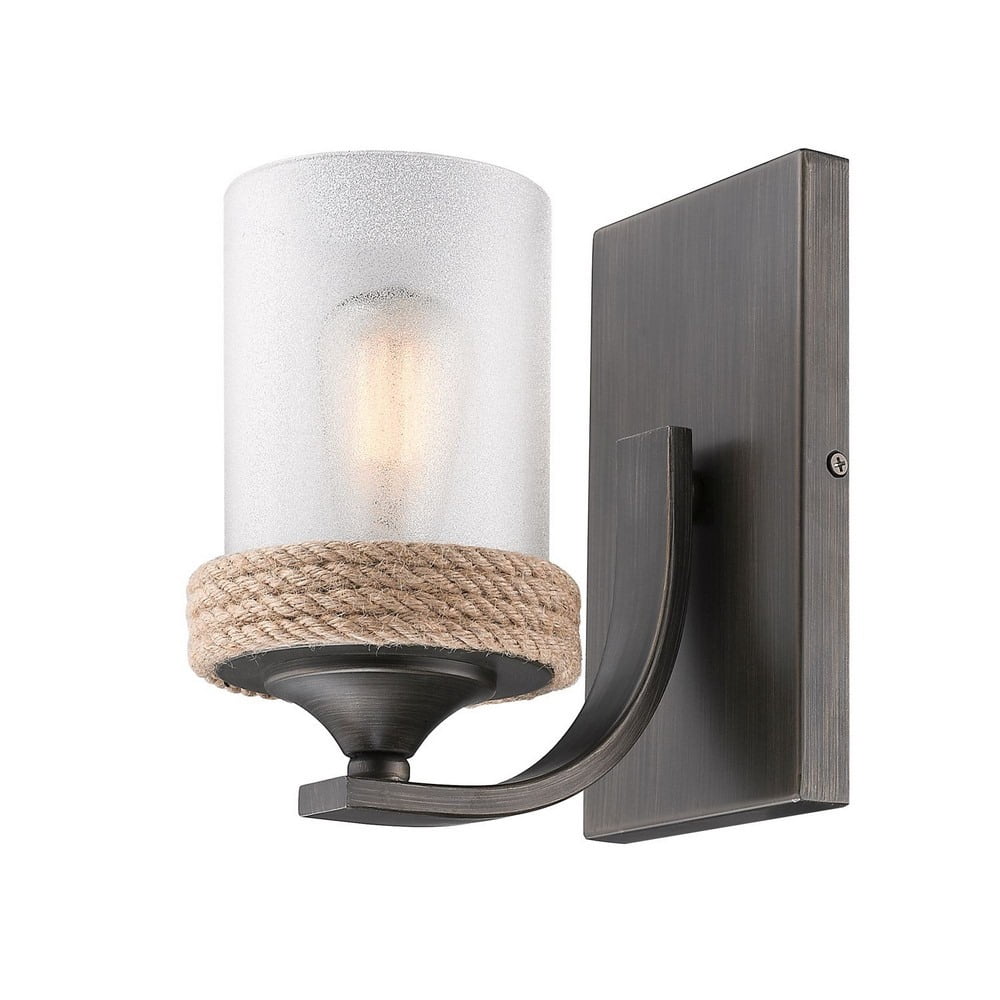 1 Light Bathroom Light Fixture in Sturdy Style 8.63 inches High By 4.88 inches Wide Bailey Street Home 170-Bel-2862327