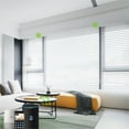 thumbnail image 1 of Yoolax Motorized Sheer Blinds Remote Control Light Filtering Blinds Smart Horizonal Shangri-La Windows Shades(60% Shading White,30"W x 72"H), 1 of 6