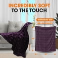 thumbnail image 4 of Cheer Collection Faux Fur to Microplush Reversible Throw Blanket, 4 of 5