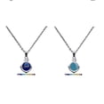 thumbnail image 1 of Yinanstore 2Pcs Mood Necklace Temperature Control Alloy Jewellery, 1 of 8