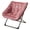 Pink (rabbit fur No. 23) with gold legs, variant on Comfy Saucer Chairs for Adults, Foldable Living Room Chairs, Soft Faux Fur Lazy Chair with Metal Frame, 300 LB Capacity, for Bedroom